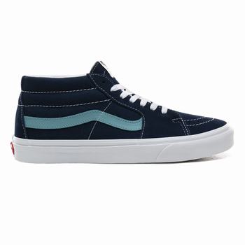 Damske Kotnikove Tenisky Vans Retro Sport Sk8-Mid Modre VA59KHQNG